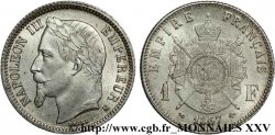 1 franc Napoléon III, tête laurée 1867 Bordeaux F.215/9 SUP