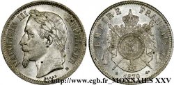 1 franc Napoléon III, tête laurée 1870 Strasbourg F.215/16 EBC