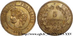5 centimes Cérès 1877 Paris F.118/15