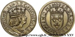 Essai de métal et de module au type du ducat d or de Naples de louis XII n.d. Paris VG.3964  SPL