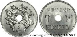 Essai de 4 centimes Michelin en nickel 1889 Paris VG.4110 