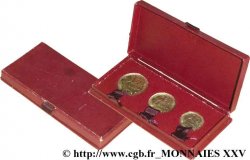 Concours monétaire de 1950, boîte des 3 essais, 10, 20 et 50 francs 1950 Paris  SPL