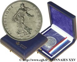 Piéfort argent de 1 franc Semeuse, nickel 1960 Paris F.226/4P FDC