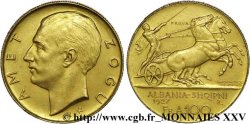 ALBANIE - RÉPUBLIQUE PUIS ROYAUME D ALBANIE - ZOG Essai de 100 francs or 1927 Rome