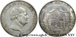 ALLEMAGNE - ROYAUME DE PRUSSE - FRÉDÉRIC-GUILLAUME IV Double thaler 1856 Berlin