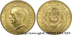 RÉPUBLIQUE DOMINICAINE 30 pesos or, 25e anniversaire du régime 1955 