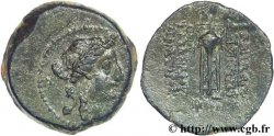 SYRIE - ROYAUME SÉLEUCIDE - DÉMÉTRIUS II NICATOR Double unité de bronze, (MB, Æ 20)