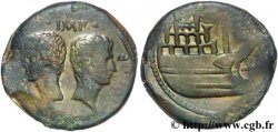 VIENNA - VIENNE - JULES CÉSAR et OCTAVE Dupondius, (GB, Æ 30)