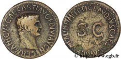 GERMANICUS As, (MB, Æ 29), restitution de Claude