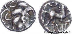 ÉDUENS (BIBRACTE, région du Mont-Beuvray) Denier à la lyre