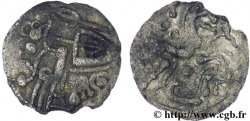 GALLIA BELGICA - AMBIANI (Regione di Amiens) Denier d argent scyphate dit “à l hippocampe”