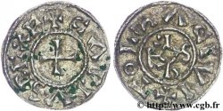 CHARLES II LE CHAUVE Denier  TTB
