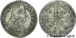 LOUIS XIV THE SUN KING Douzième d écu aux huit L, 1er type 1691 Paris