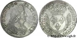 LOUIS XIV LE GRAND OU LE ROI SOLEIL Écu aux palmes 1694 Paris