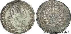 LOUIS XIV THE SUN KING Demi-écu aux trois couronnes 1709 Paris
