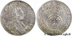 LOUIS XV THE WELL-BELOVED Écu dit vertugadin 1718 Dijon