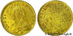 LOUIS XV DIT LE BIEN AIMÉ Louis d or aux écus ovales, buste habillé 1728 Paris