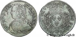 LOUIS XV THE WELL-BELOVED Demi-écu aux branches d olivier, buste habillé 1729 Lille