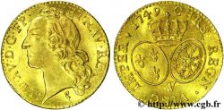 LOUIS XV THE WELL-BELOVED Louis d or dit au bandeau 1749 Lille
