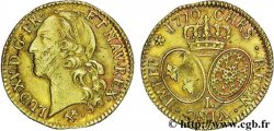 LOUIS XV DIT LE BIEN AIMÉ Louis d’or aux écus ovales, tête ceinte d’un bandeau 1770 Bayonne