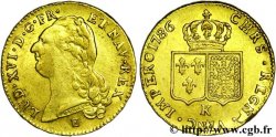 LOUIS XVI Double louis dit aux écus accolés 1786 Bordeaux