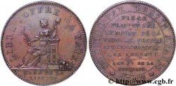 CONFIANCE (MONNAIES DE...) Essai de Brézin à la Paix, avec MONNOYE 1792 Paris