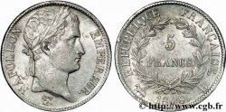 5 francs Napoléon empereur, République française 1808 Rouen F.306/3