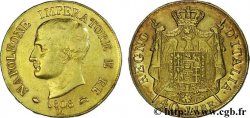 40 lires en or, 1er type, tranche en relief 1808 Milan VG.1311 