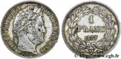 1 franc Louis-Philippe, couronne de chêne 1837 Rouen F.210/56