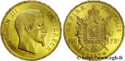100 francs or Napoléon III, tête nue 1857 Paris F.550/4