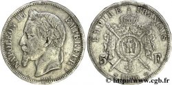 5 francs Napoléon III, tête laurée 1866 Paris F.331/9