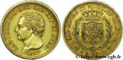 ITALIE - ROYAUME DE SARDAIGNE - CHARLES-FÉLIX 80 lires or 1827 Turin TTB