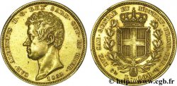ITALIE - ROYAUME DE SARDAIGNE - CHARLES-ALBERT 100 lires or 1832 Gênes