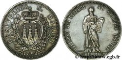 SAN MARINO 5 lires 1898 Rome