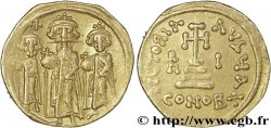 HERACLIUS, HERACLIUS CONSTANTINE and HERACLONAS Solidus