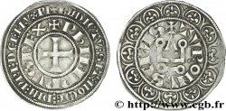 FILIPPO IV  THE FAIR  Gros tournois à l O rond c. 1305  XF/AU