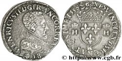 HENRY II Teston à la tête nue, 3e type 1558 Bordeaux AU