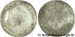 LOUIS XIV LE GRAND OU LE ROI SOLEIL Écu aux palmes, avec tranche fautée 1694 Rouen