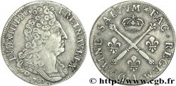 LOUIS XIV LE GRAND OU LE ROI SOLEIL Vingt sols aux insignes 1707 Paris