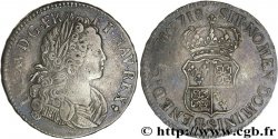 LOUIS XV THE WELL-BELOVED Écu de Navarre 1718 Reims