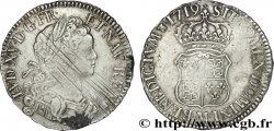 LOUIS XV THE WELL-BELOVED Écu dit de France-Navarre 1719 Toulouse