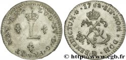 LOUIS XV DIT LE BIEN AIMÉ Double sol de billon 1762 Strasbourg