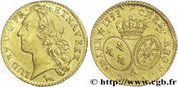 LOUIS XV DIT LE BIEN AIMÉ Louis d’or aux écus ovales, tête ceinte d’un bandeau 1753 Paris