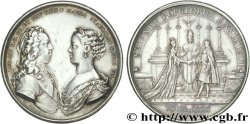 LOUIS XV DIT LE BIEN AIMÉ Médaille Ar 41, mariage de Louis XV et de Marie Leszczynska