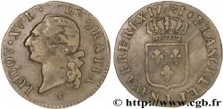 LOUIS XVI (MONARQUE CONSTITUTIONNEL) Sol dit à l écu 1791 Limoges
