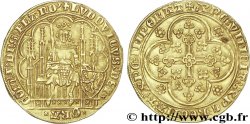 COUNTY OF FLANDRE - LOUIS OF MALE Écu d or au lion c. 1373-1383 Gand ou Malines