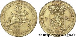 PAYS-BAS - PROVINCES-UNIES - UTRECHT 7 gulden ou demi-cavalier d or de sept florins 1760 Utrecht