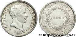 Quart (de franc) Napoléon Empereur, tête de nègre 1807 Paris F.160/1