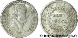 Demi-franc Napoléon Ier tête laurée, Empire français 1812 Lille F.178/48