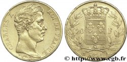 20 francs or Charles X 1825 Paris F.520/1 TTB